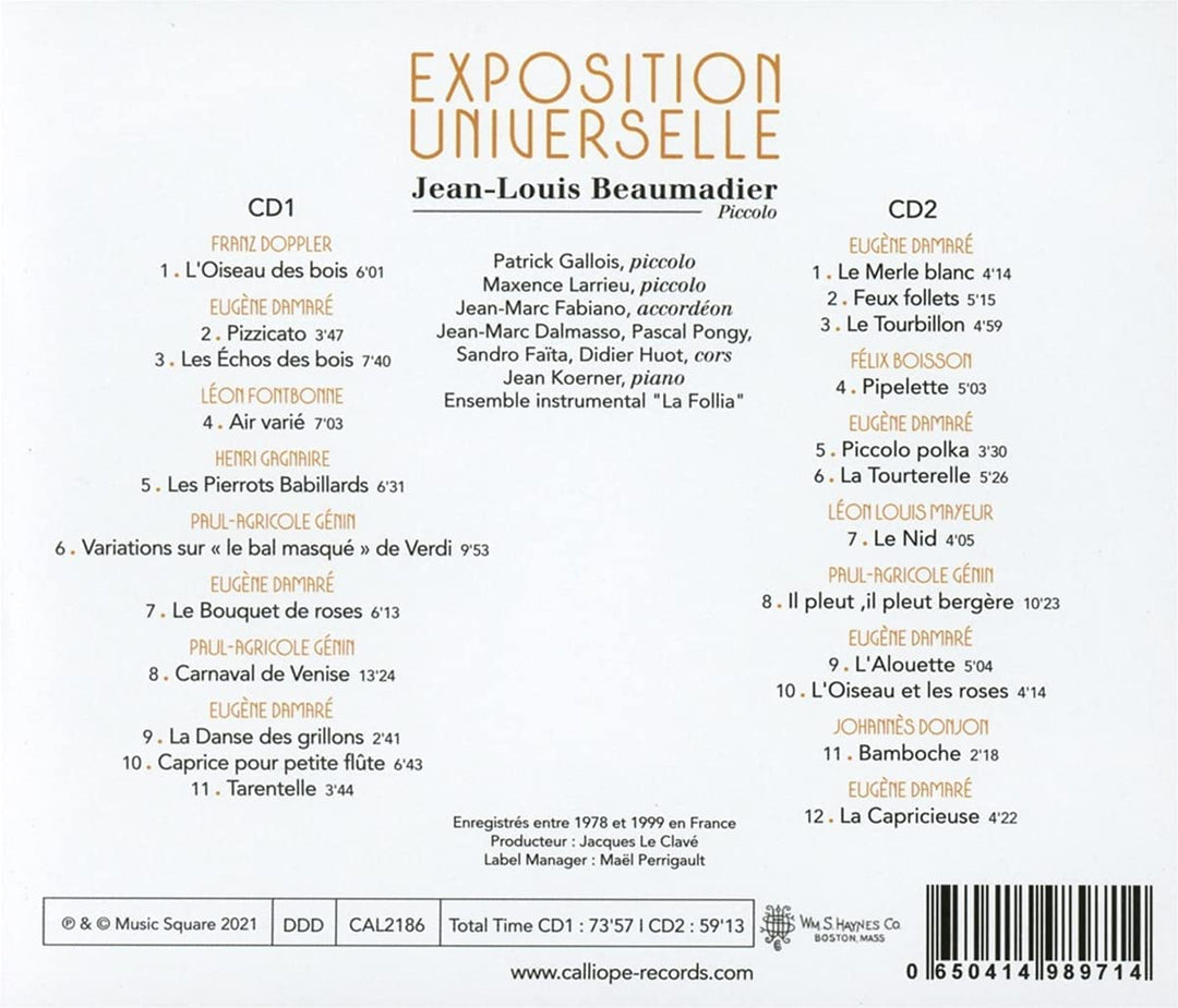 Exposition universelle [Audio CD]