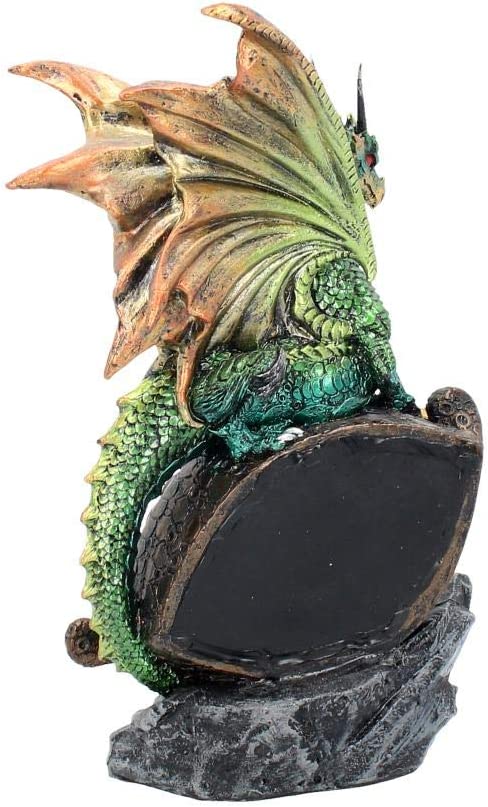 Nemesis Now U2023F6 Auge des Drachen, grüne Figur, 25 cm, grün