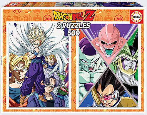 Educa - Dragon Ball 2 Puzzle, 200 Teile, Mehrfarbig (18487)