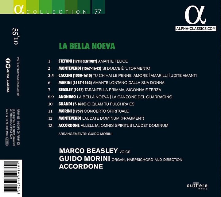 Marco Beasley - La Bella Noeva [Audio CD]