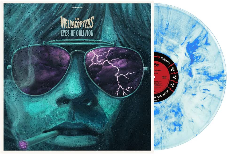 Hellacopters – Eyes Of Oblivion (weiß mit himmelblau marmoriert mit Poster) [VINYL] 