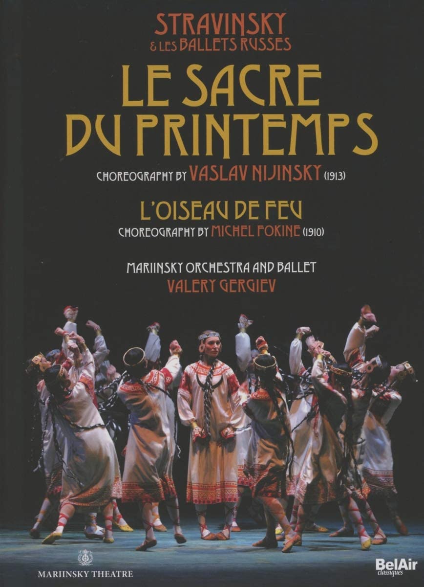 Strawinsky: Le Sacre du Printemps, Der Feuervogel – Strawinksy and the Ballet Russes 100th Anniversary (Mariinsky Orchestra and Ballet / Valery Gergiev) BUCH [2013] [DVD]