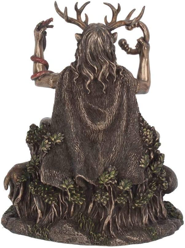 Nemesis Now Cernunnos und Tiere 23 cm Figur, Bronze