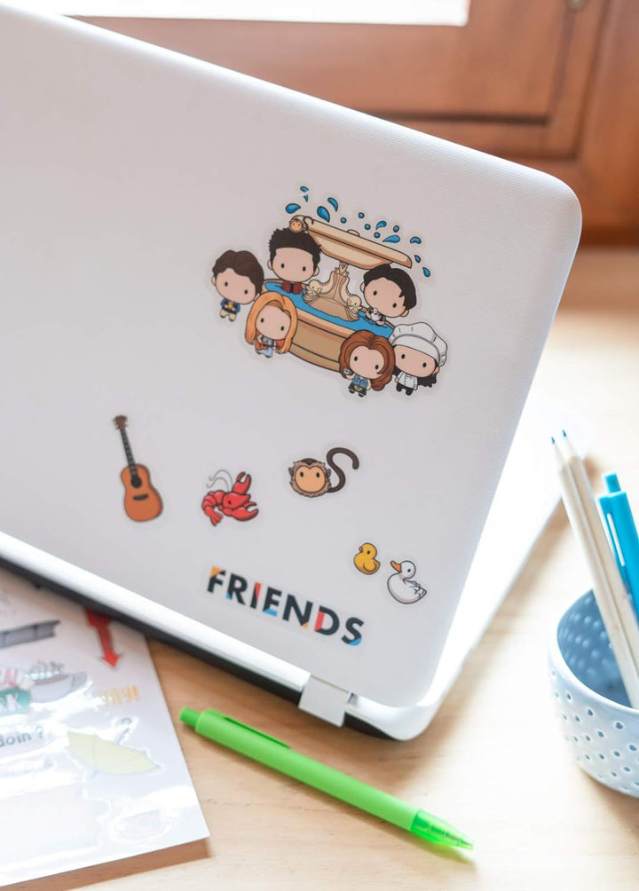 Grupo Erik Friends Stickers Gadget Decals - Waterproof and Reusable Stickers