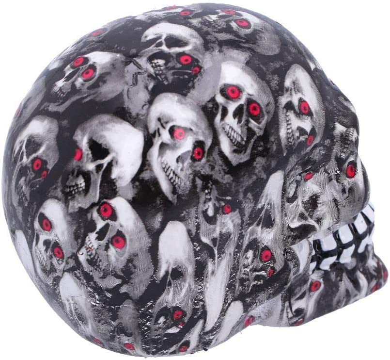 Nemesis Now Bloodshot Mini 11 cm rotäugiger Totenkopf-Ornament