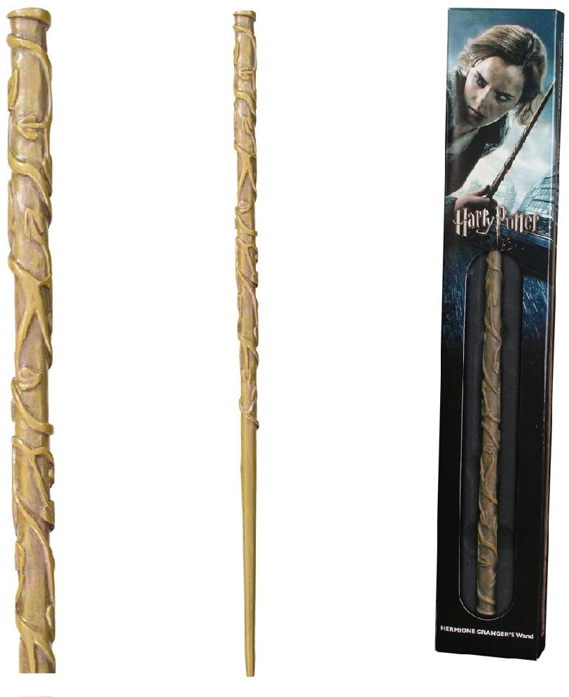 The Noble Collection Hermelien Griffel Toverstaf in een standaard vensterdoos 15in (38cm) Wizarding World Wand