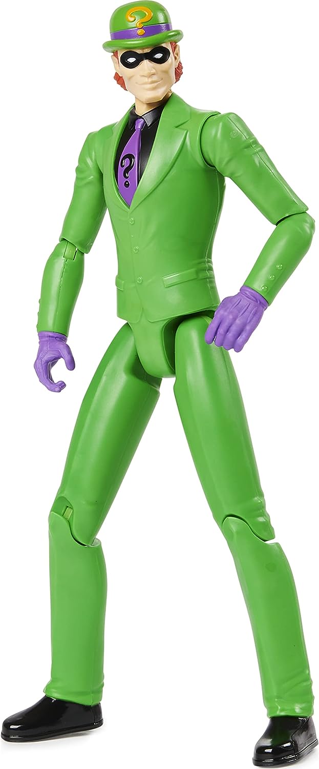 Batman 12-inch The Riddler Action Figure, for Kids Aged 3 and up