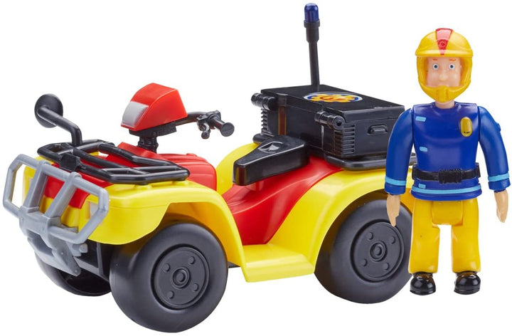 Moto Quad Fireman Sam con figura de Sam