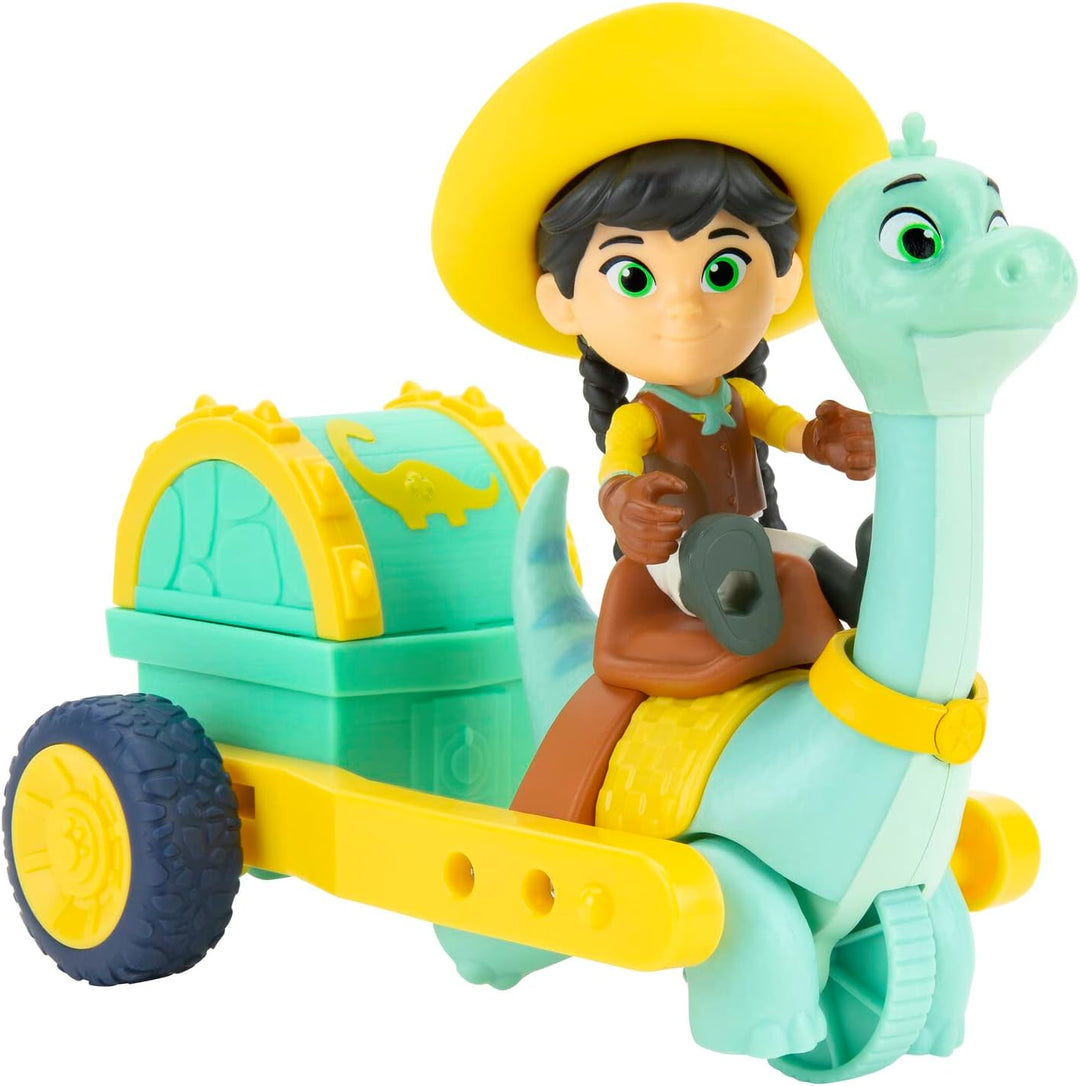 Dino Ranch DNR0011 5 Kleeblatt-Pflegewagen und 3-Zoll-Dino-Mine – drei Modelle zum Sammeln