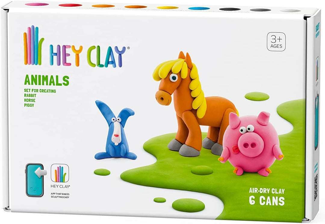 Hey Clay 3er-Pack – Tiere