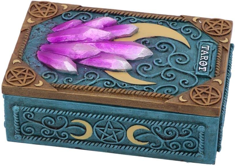 Nemesis Now Crystalline Tarot Box 14,4 cm, Blau