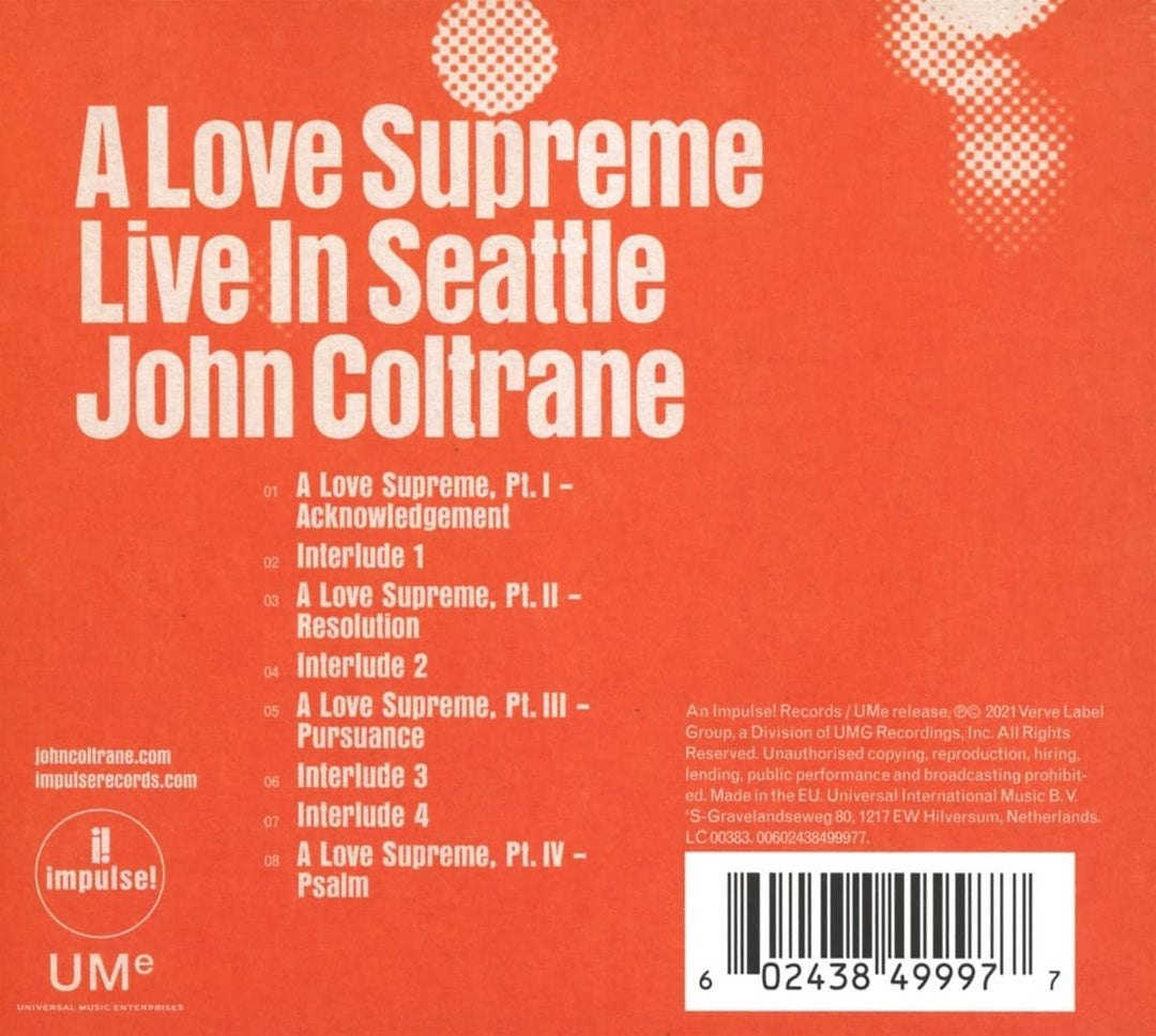 John Coltrane – A Love Supreme: Live In Seattle [Audio-CD]