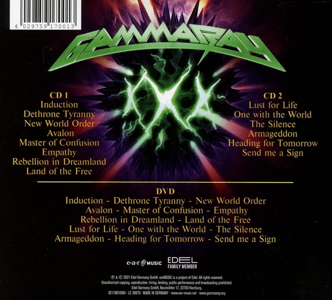 Gamma Ray – 30 Jahre Live-Jubiläum [Audio-CD]