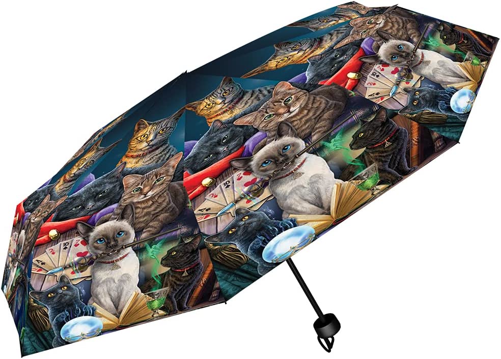 Nemesis Now Magical Cats Regenschirm (LP), mehrfarbig, 55 cm