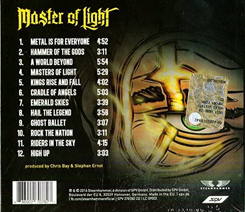 Freedom Call – Master Of Light [Audio-CD]