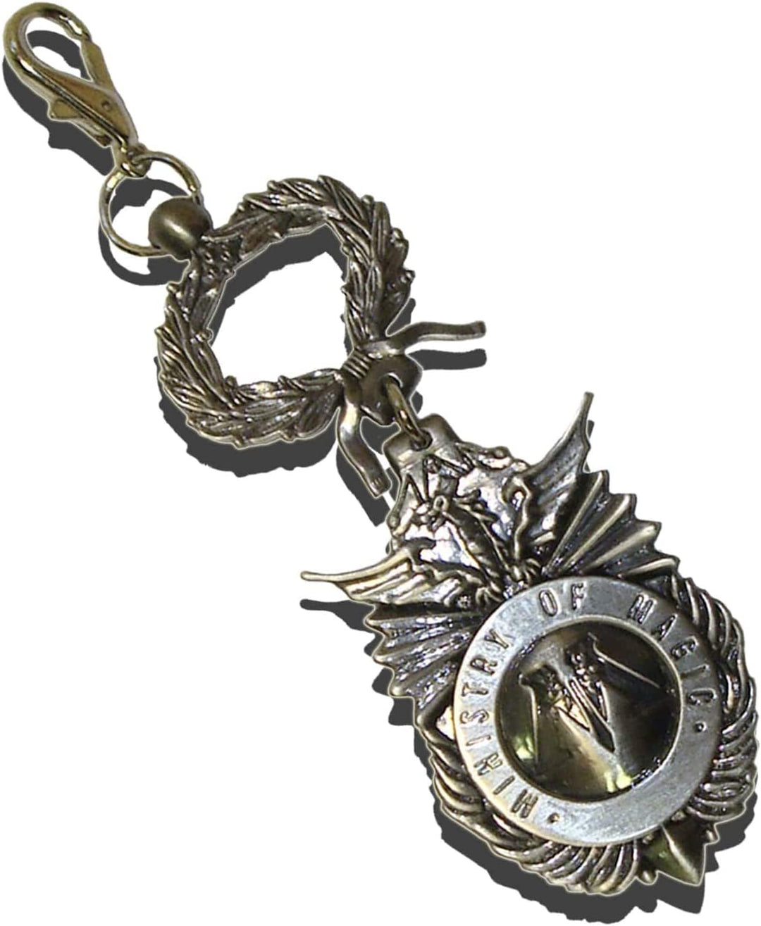 The Noble Collection Harry Potter Ministerium für Zauberei Schlüsselanhänger – 2 Zoll (4,5 cm) Insignien des Ministeriums für Zauberei – Harry Potter Filmset Film-Requisiten Geschenke Merchandise