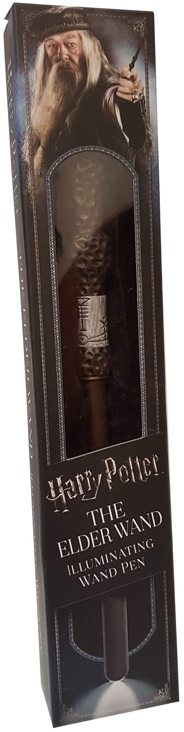 The Noble Collection Stylo baguette illuminatrice Harry Potter Elder Wand Stylo baguette à bille 12 pouces