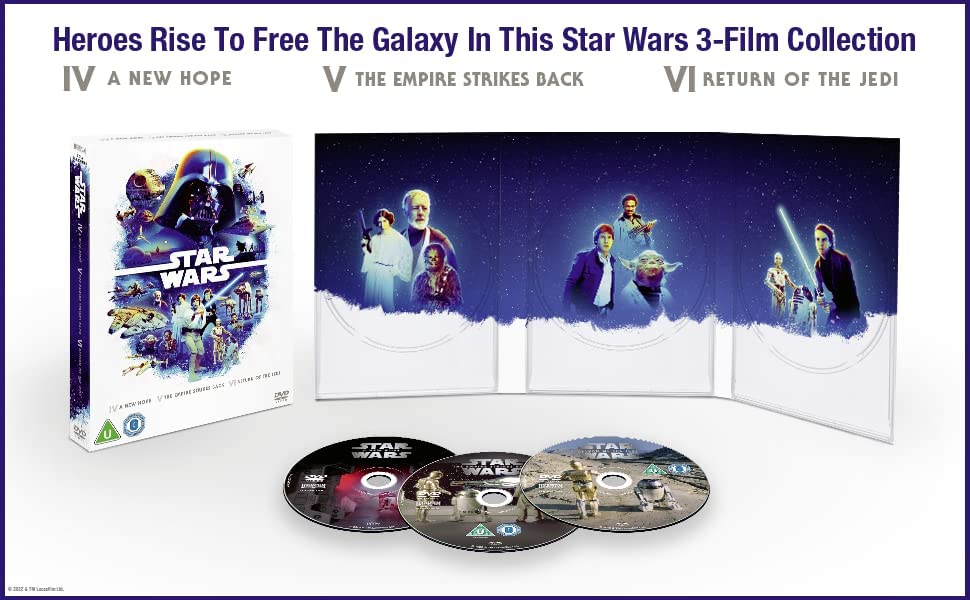 Star Wars Original Trilogy Box Set (Folgen 4-6) [2022] [DVD}