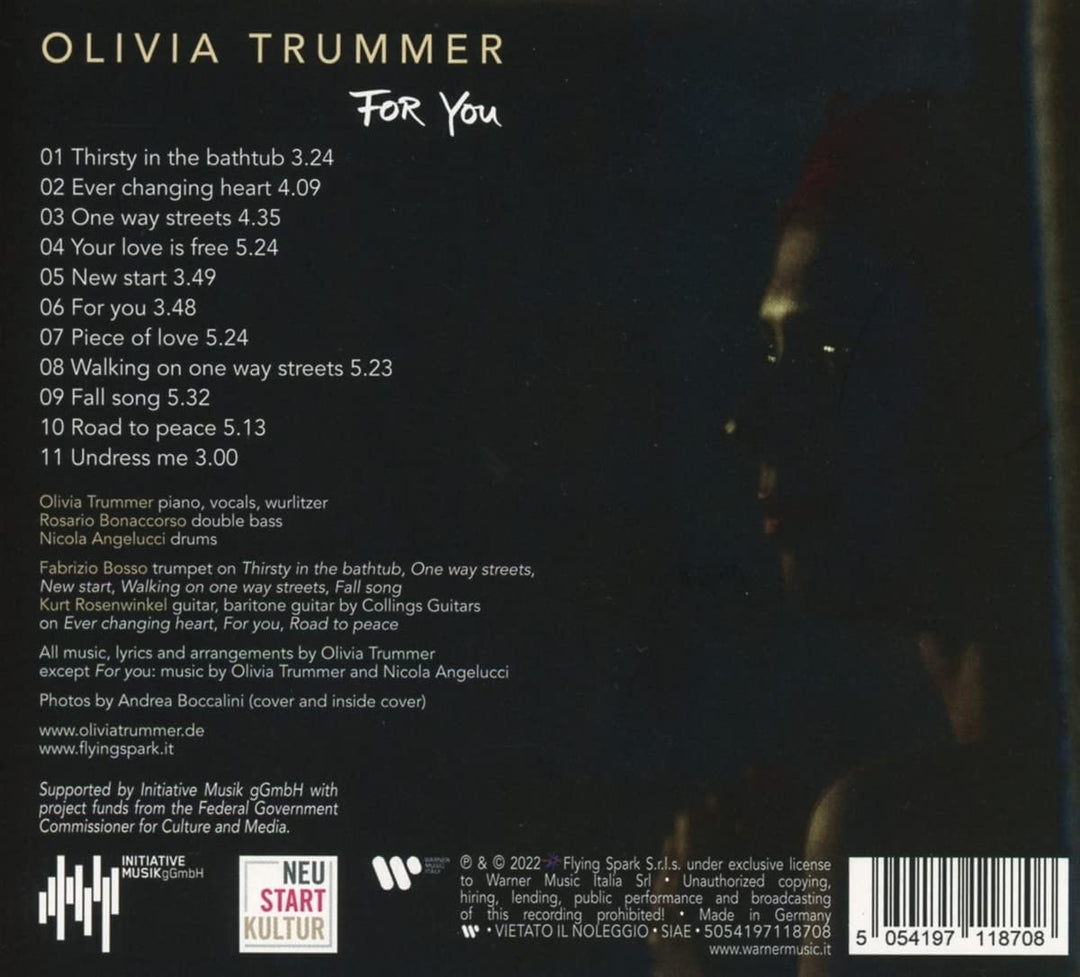 Olivia Trummer – For You [Audio-CD] 