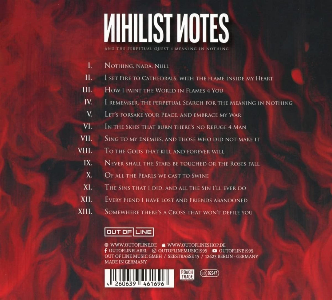 Nihilist Notes [und The Perpetual Quest 4 Meaning In Nothing] [Audio-CD]