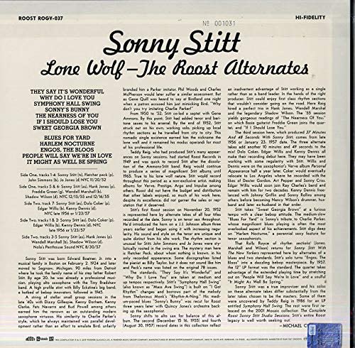 Sonny Stitt - Sonny Stitt: Lone Wolf: The Roost Alternate Takes [VINYL]