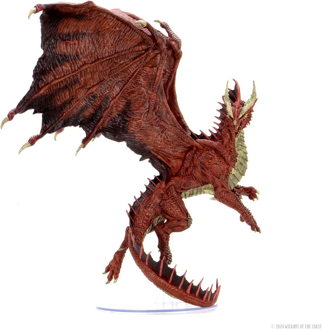 Wiz Kids | D&amp;D Icons of the Realms: Red Dragon Premium-Figur für Erwachsene | Miniaturspiel