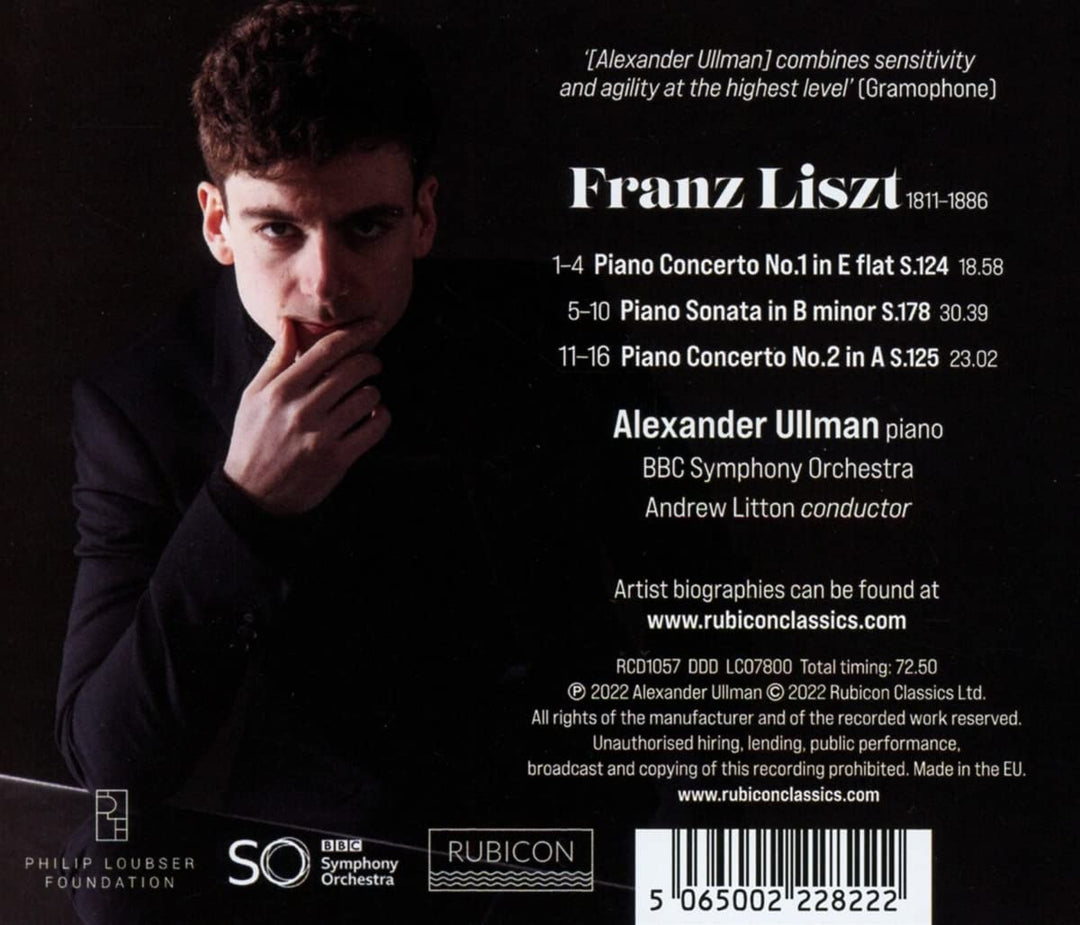 Liszt: Klavierkonzerte Nr. 1 &amp; 2/Klaviersonate [Audio CD]