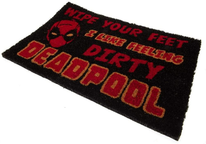 Deadpool Marvel Wipe Your Feet Door Mat 40 x 60 x 1.3cm