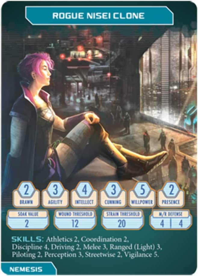 Genesys RPG: Androids, Drones, and Synthetics Adversary Deck – Englisch