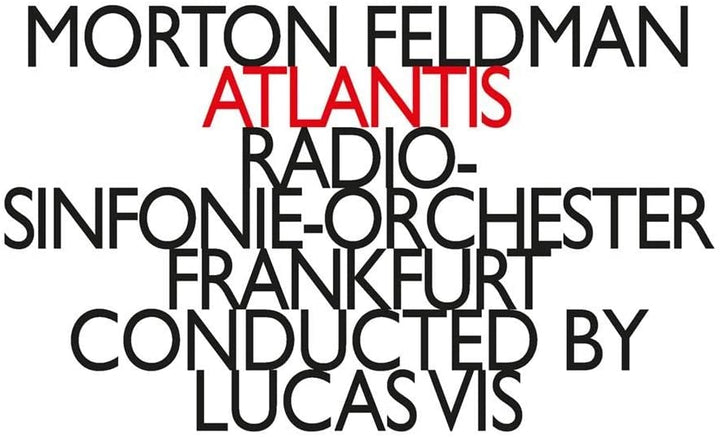 Morton Feldman - Morton Feldman: Atlantis [Audio-CD]