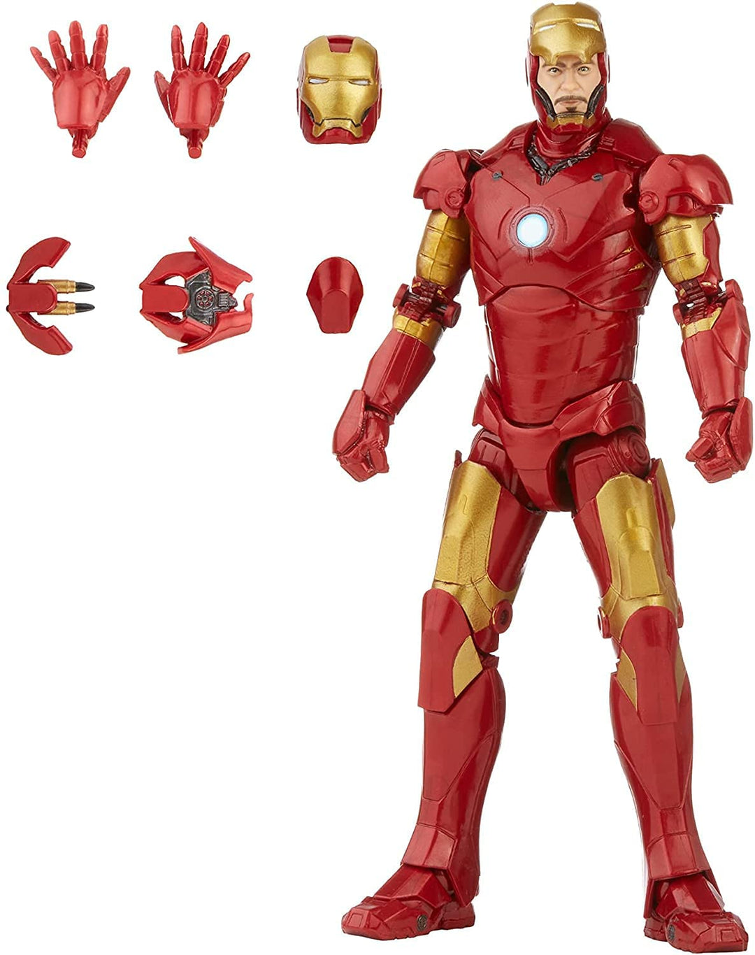 Hasbro Marvel Legends Series 15 cm große Actionfigur Iron Man Mark 3, inklusive Premium-Design und 5 Zubehörteilen