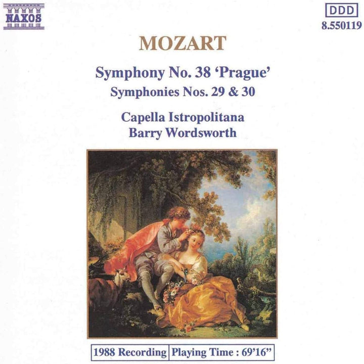 Mozart: Sinfonie Nr. 38 „Prag“; Sinfonien Nr. 29 und 30 [Audio-CD]