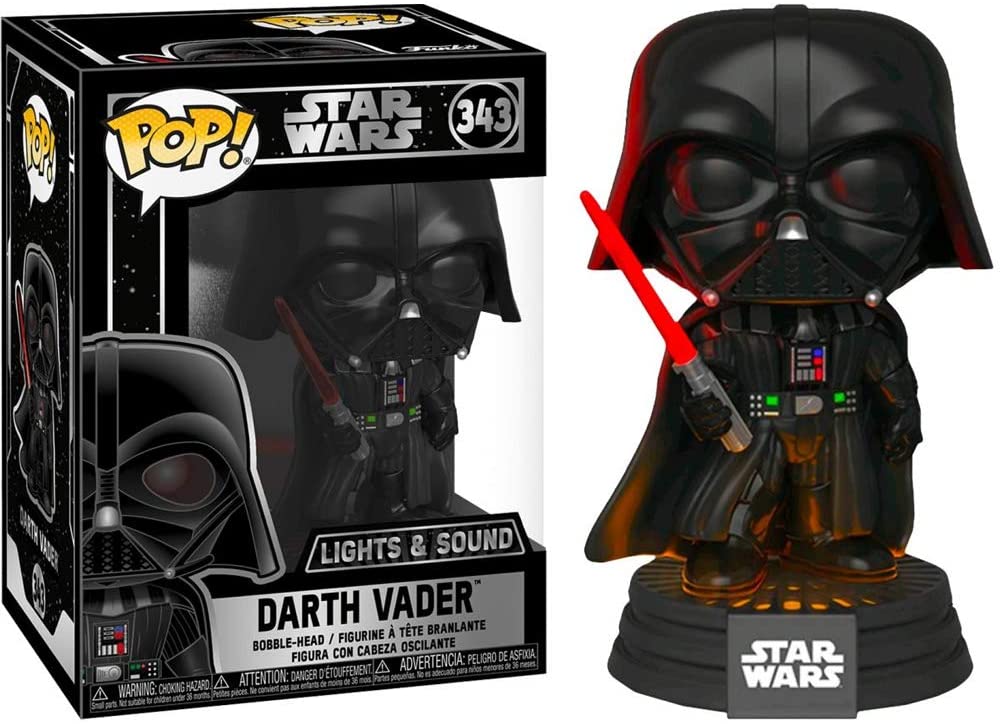 Star Wars Darth Vader Luci e suoni Funko 35519 Pop! Vinile #343