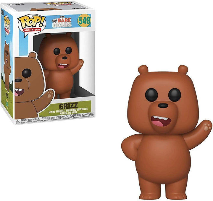 Cartoon Network We Bare Bears Grizz Funko 37771 Pop! Vinyl #549 - Yachew