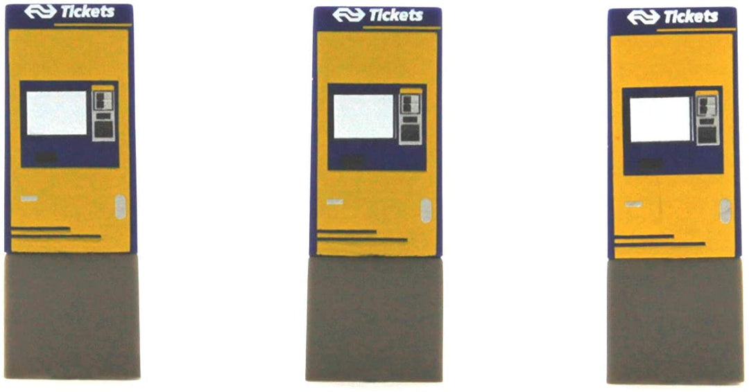 Reitze 70295 Rietze Fahrkartenautomat Ns Groep NV (Nl), 3-teilig, Maßstab 1:87 H0, mehrfarbig