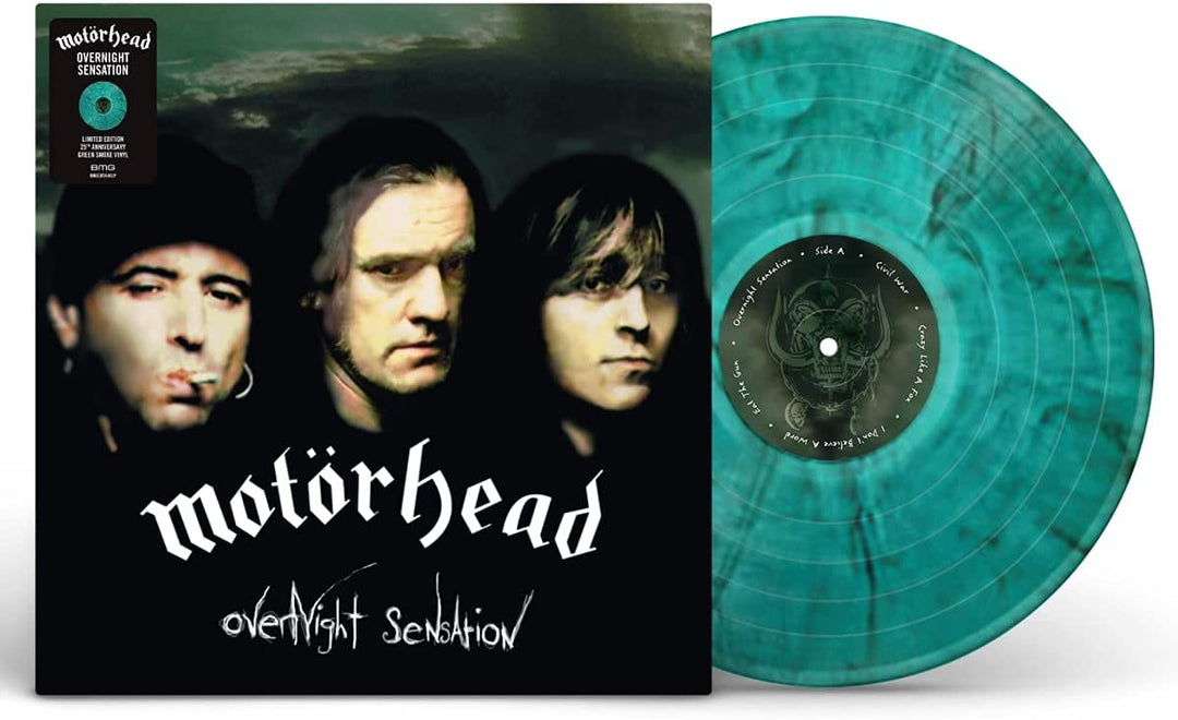 Motörhead – Overnight Sensation (Green Smoke Splatter Vinyl) [VINYL]