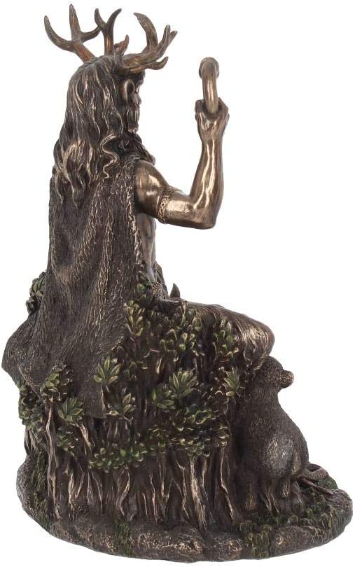 Nemesis Now Cernunnos und Tiere 23 cm Figur, Bronze