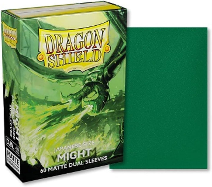 UNIT Dragon Shield Matte Dual Sleeves Japanische Größe – Might (60)