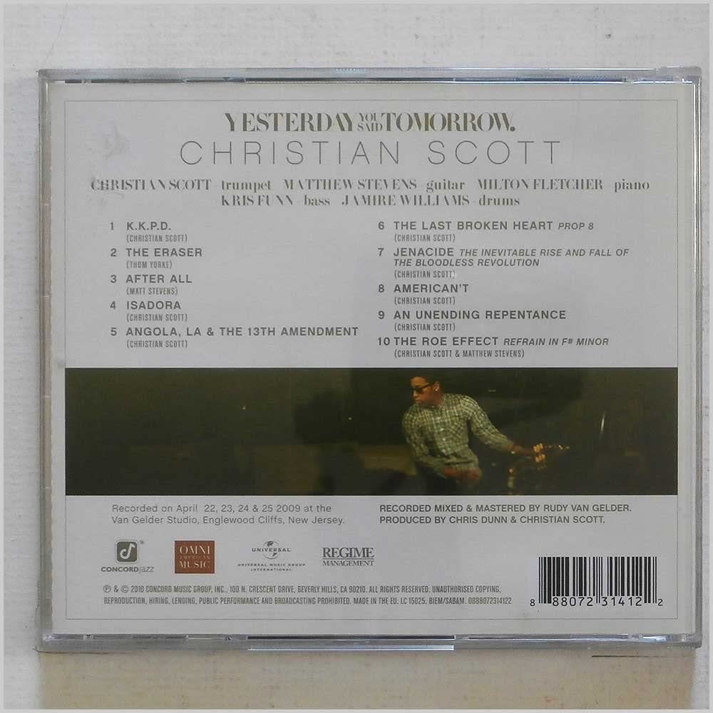 Christian Scott – YESTERDAY YOU SAID TOMORROW [Audio-CD]