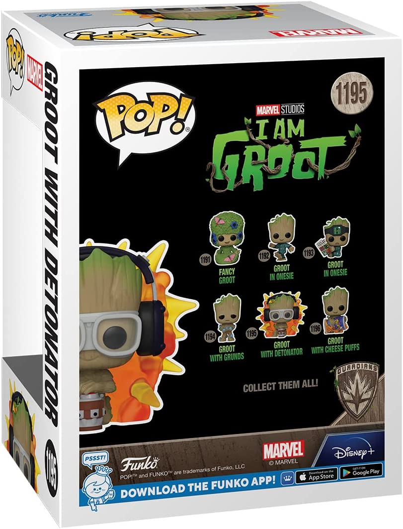 Marvel: I Am Groot - Groot w/detonator Funko 70653 Pop! Vinyl #1195