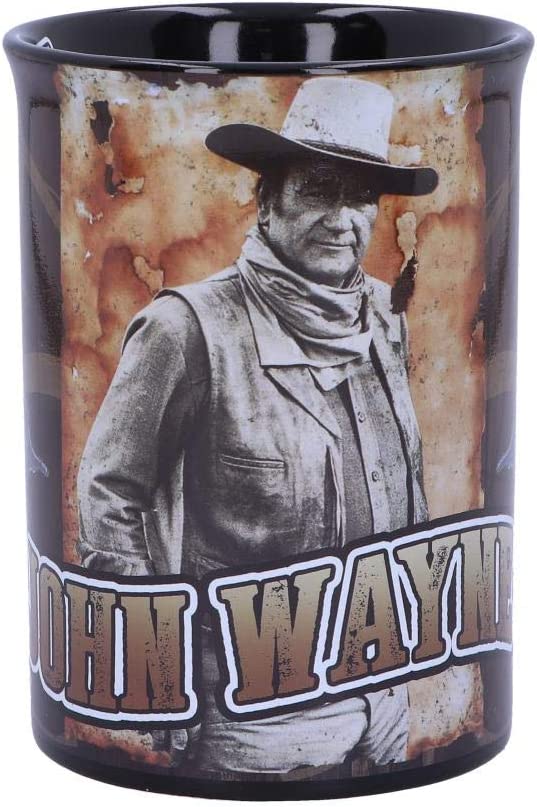 Nemesis Now John Wayne The Duke Trinkbecher mit Waffengriff, braun, 16 cm