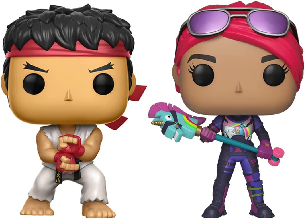 Street Fighter Ryu &amp; Brite Bomber Funko 61189 Pop! Vinyl