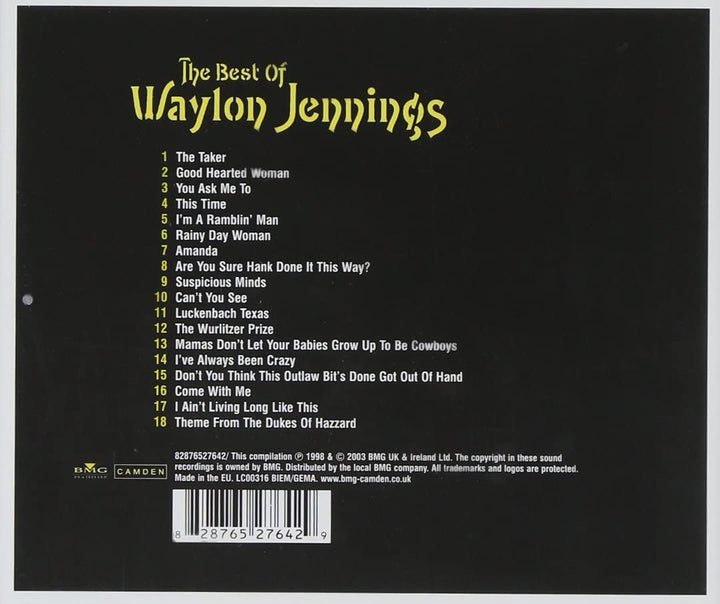 Das Beste von Waylon Jennings – Jennings, Waylon [Audio-CD]