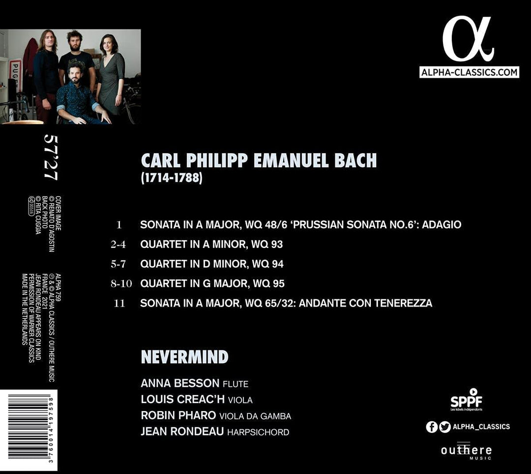 Carl Philipp Emanuel Bach [Audio-CD]