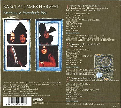 Barclay James Harvest – Jeder ist jeder andere (Deluxe Remastered &amp; Expanded Edition) [Audio-CD]