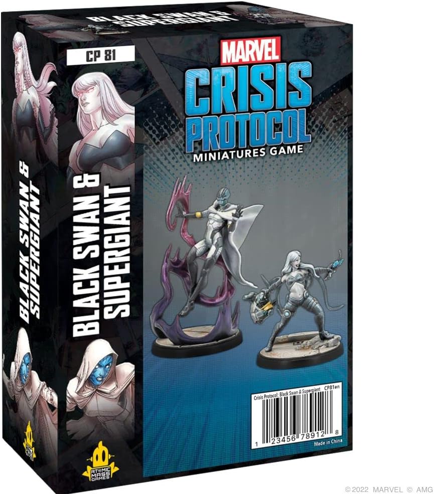 Atomare Massenspiele | Black Swan &amp; Super Giant: Marvel Crisis Protocol | Miniatur