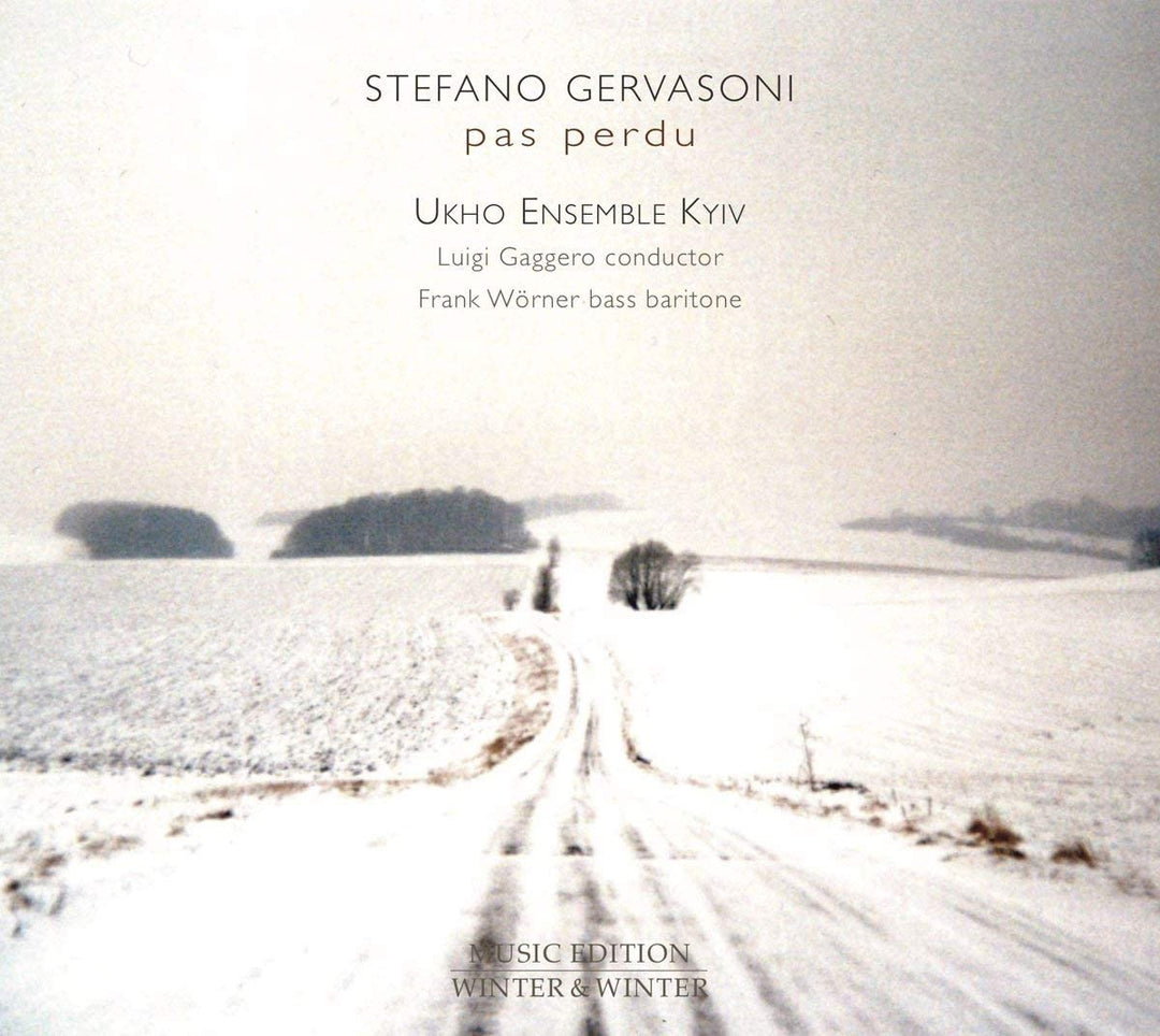 Ukho Ensemble Kiew - Gervasoni: Pas Perdu [Ukho Ensemble Kiew; Luigi Gaggero; Frank Wörner; Luigi Gaggero] [Winter &amp; Winter: 9102472] [Audio CD]