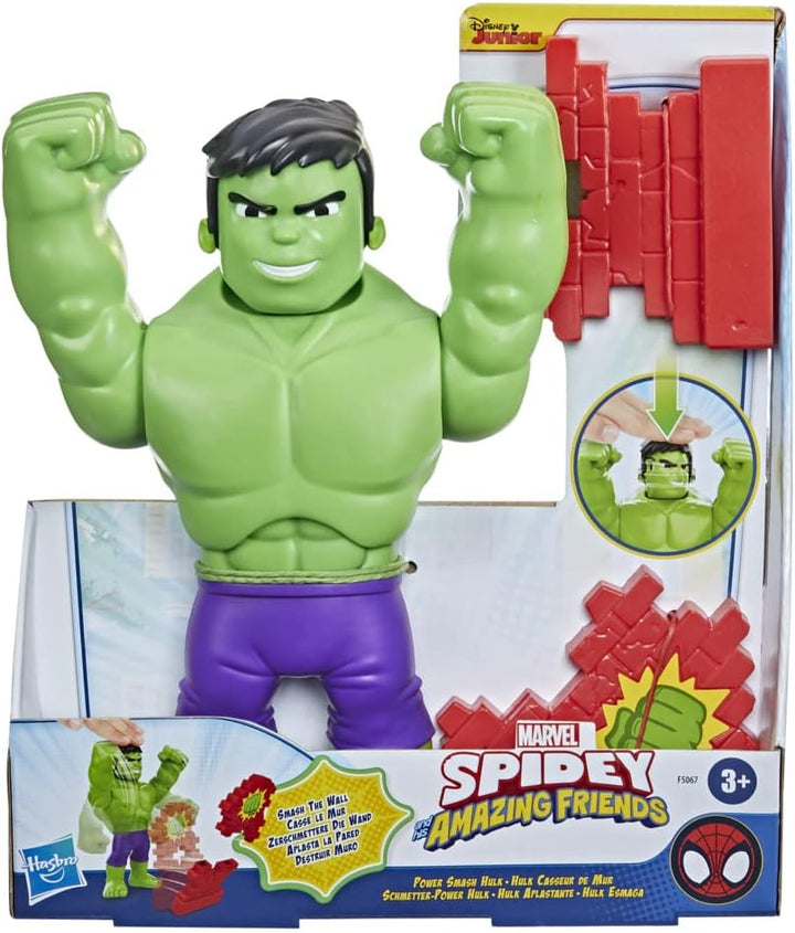 Hasbro Marvel Spidey und seine erstaunlichen Freunde Power Smash Hulk Vorschulspielzeug, Fa