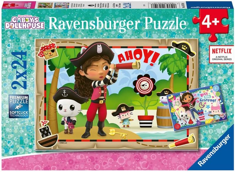 Ravensburger 5710 Gabbys Puppenhaus-Puzzle für Kinder ab 3 Jahren