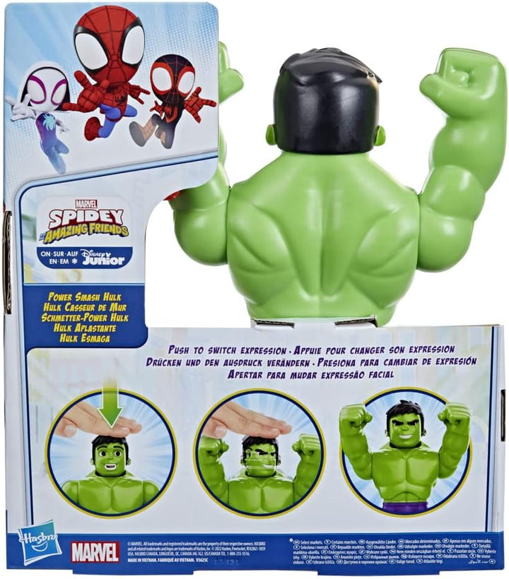 Hasbro Marvel Spidey und seine erstaunlichen Freunde Power Smash Hulk Vorschulspielzeug, Fa